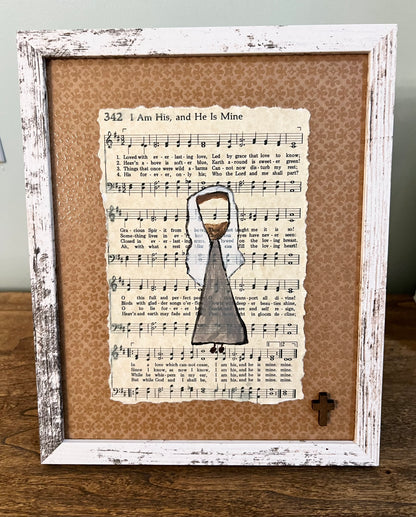 Christian Hymn Framed Art - Water Color