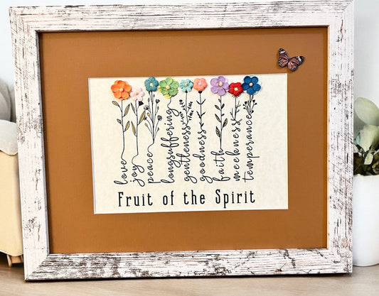 Christian Inspiration Framed Art - “Fruit of the Spirit”