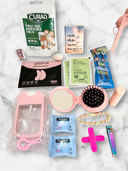 Custom Kits:  “On the Go” • Personalized Pouch • 20+ Items Included