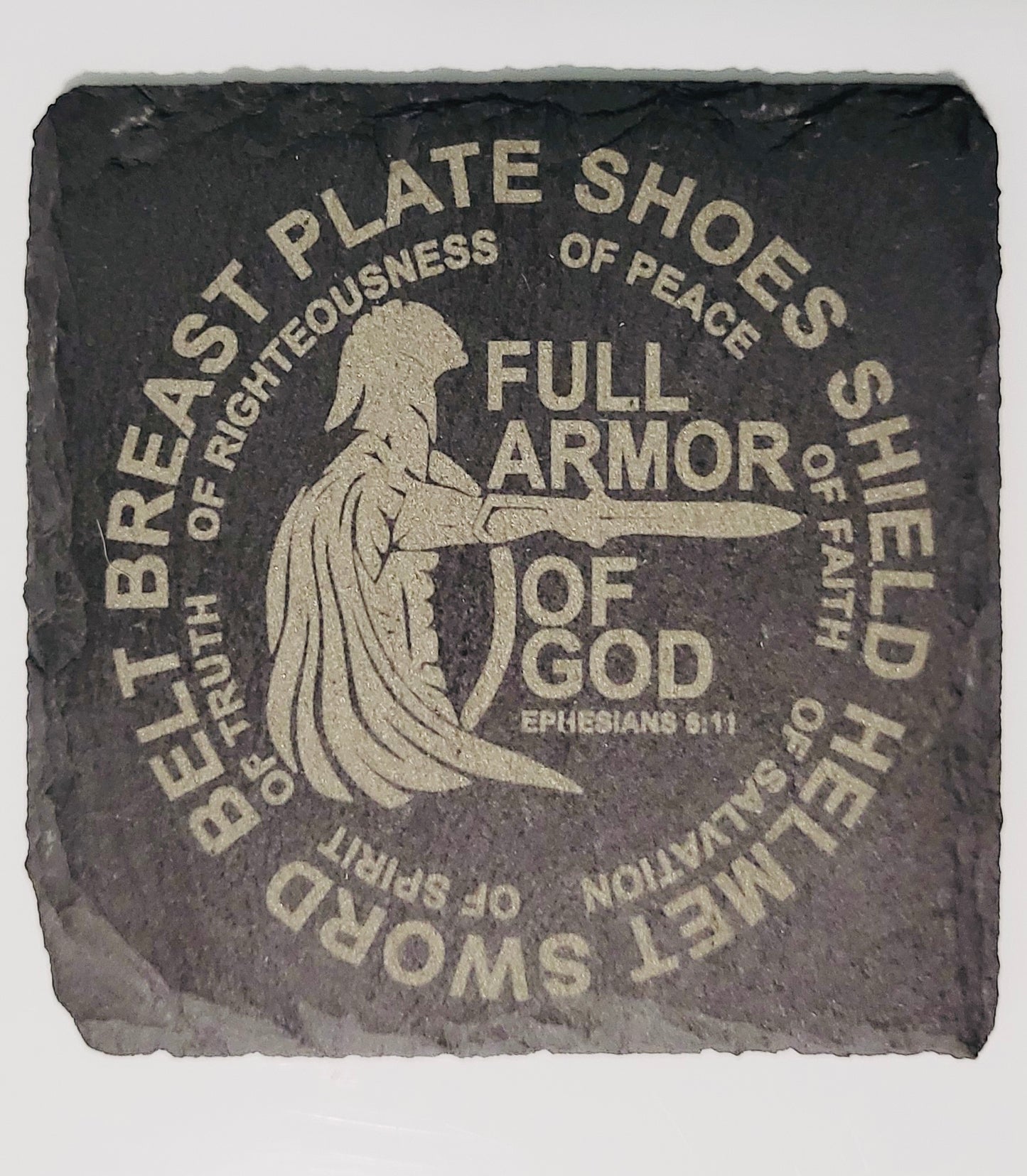 Christian Themed Slate Coasters